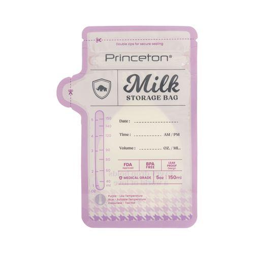 Double Zipper Lock Breast Milk Storage Bag with Thermal Sensor 5oz (2 boxes - 50pcs)