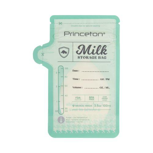 Double Zipper Lock Breast Milk Storage Bag with Thermal Sensor 3.5oz (2 boxes - 50pcs)